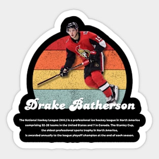 Drake Batherson Vintage Vol 01 Sticker